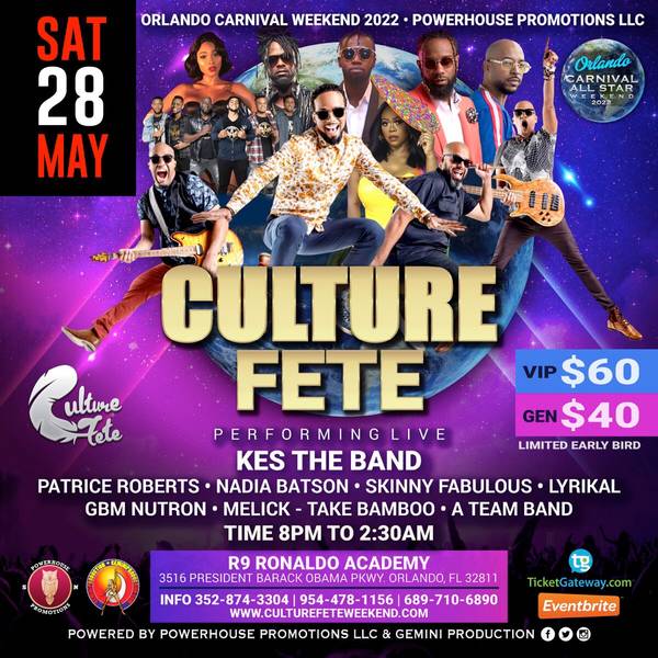 Island ETickets • Culture Fete Weekend KES The Band