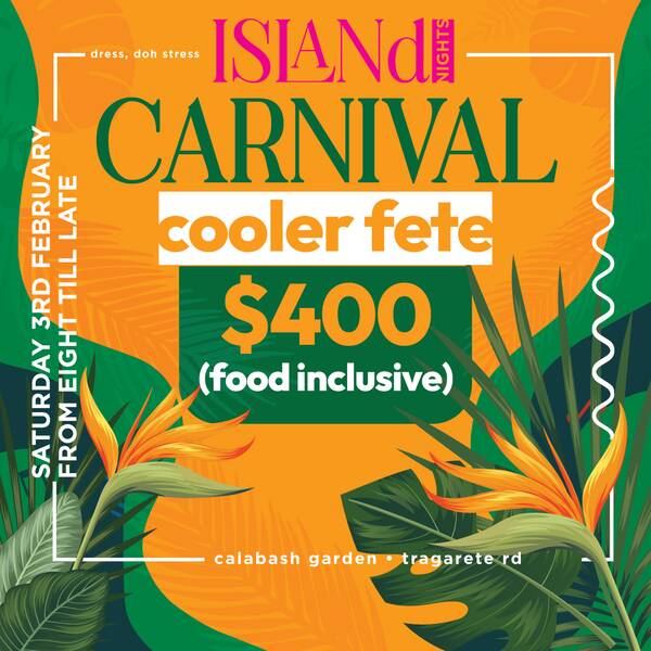 Island E-Tickets • Island Nights Carnival Cooler Fete