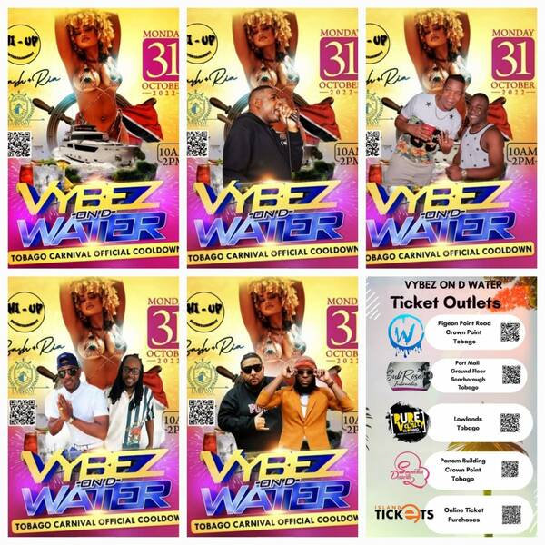 Island ETickets • Tobago Carnival VYBEZ ON D WATER COOLER COOL DOWN ON
